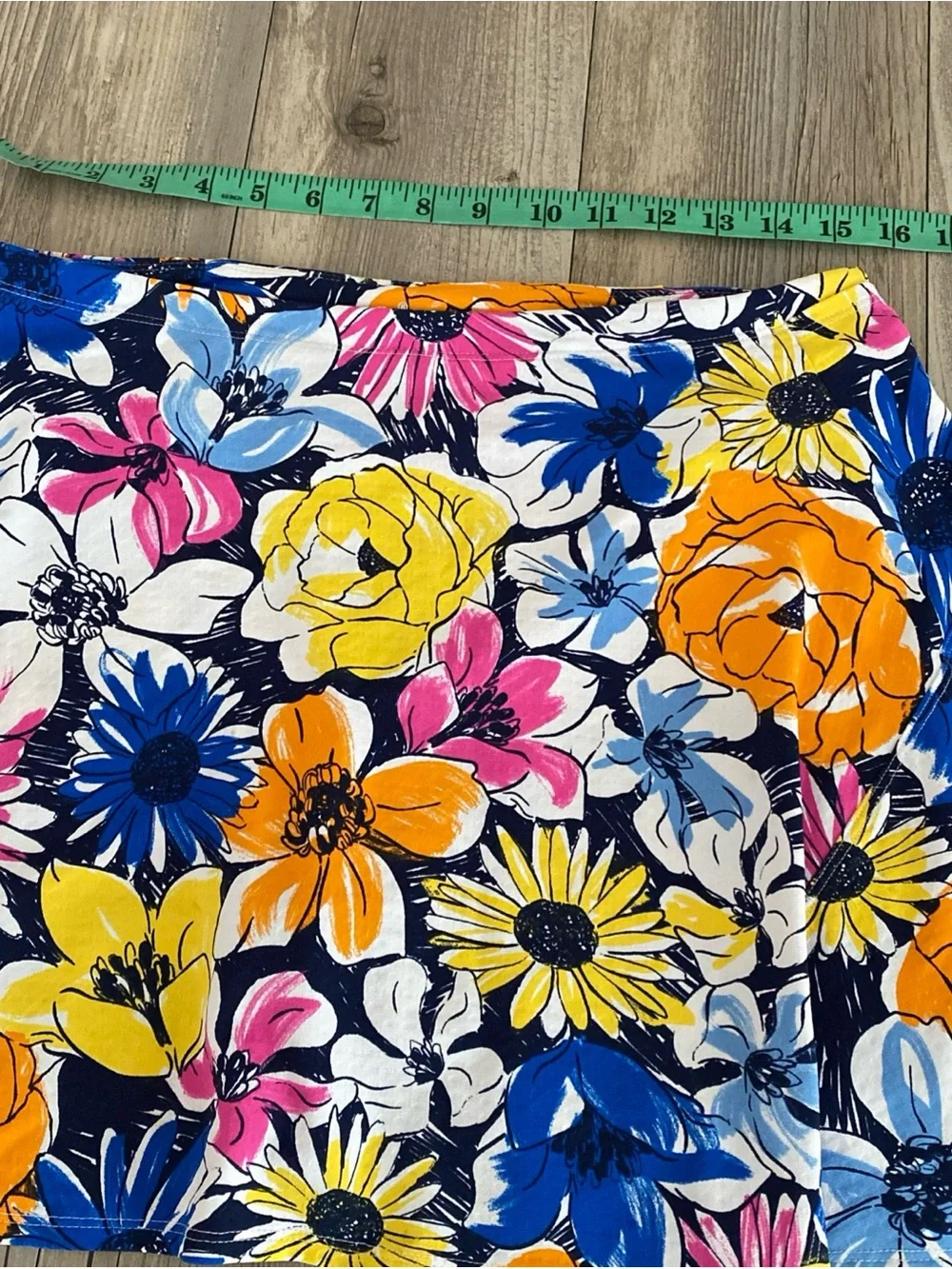 IBKUL Skort Women’s Floral UPF 50+ Athletic Golf Tennis Bursting Color Medium